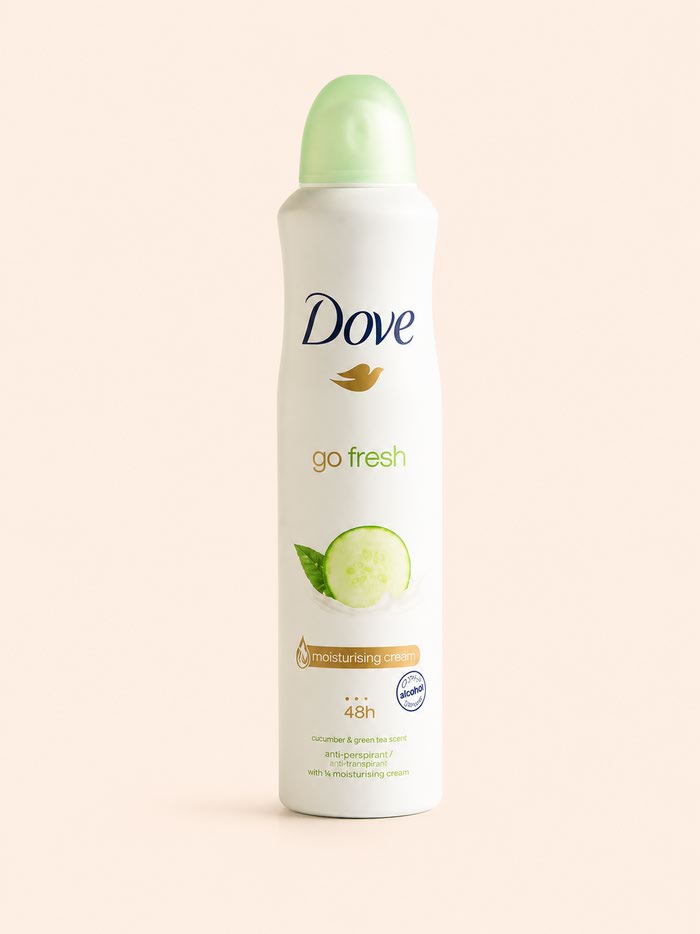 اسپری ضد تعریق زنانه داو Go Fresh چای سبز و خیار 250 میل آرایشی لونا اسپری ضد تعریق زنانه داو Go Fresh چای سبز و خیار 250 میل آرایشی لونا