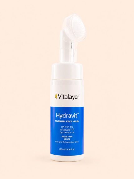 فوم شستشو ویتالیر Hydravit پوست خشک و دهیدراته لونا کازمتیک