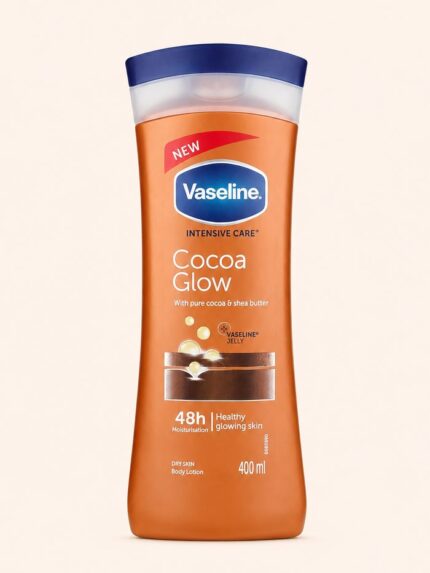 لوسیون بدن وازلین مدل Cocoa Glow حجم 400 میل