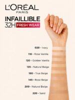 کرم پودر مایع لورآل Infaillible 32H SPF25